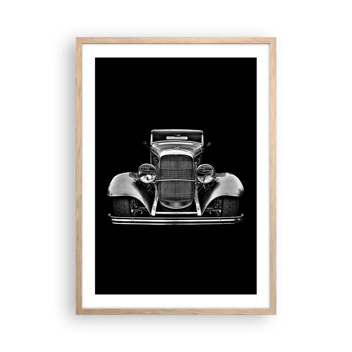 Plakat w ramie jasny dąb - Prawdziwy gentelman - 50x70 cm