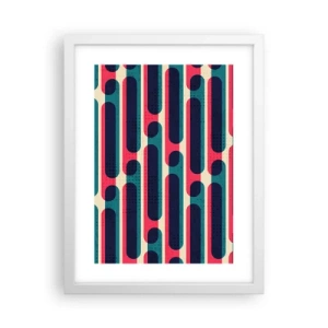 Plakat w białej ramie - W głąb i do przodu - 30x40 cm