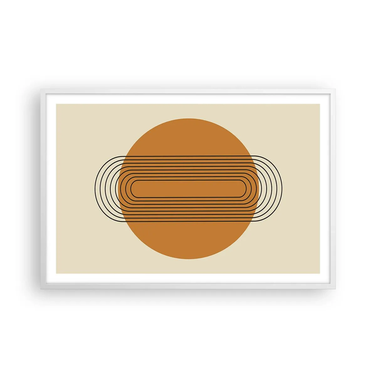 Plakat w białej ramie - Plan doskonały - 91x61 cm
