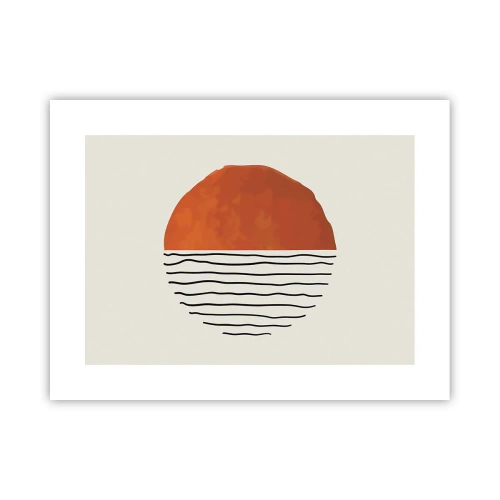Plakat - W japońskim klimacie - 40x30 cm