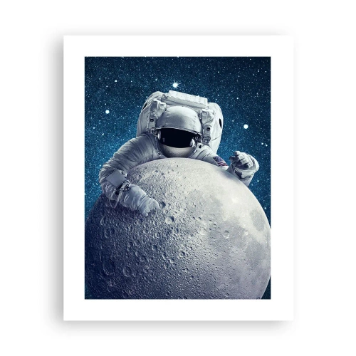 Plakat - Kosmiczny żartowniś - 40x50 cm