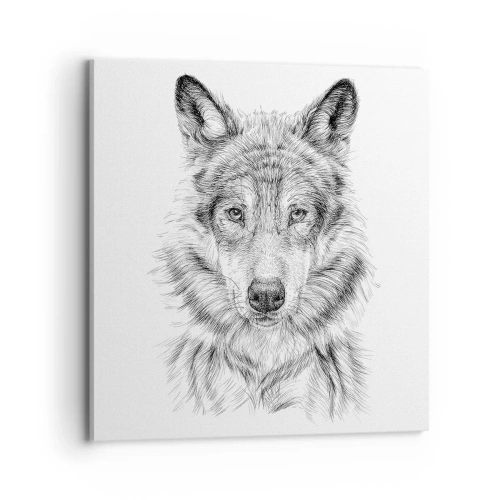 Obraz na płótnie - Urodzony przywódca - 70x70 cm