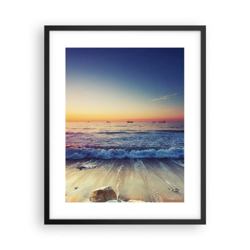 Plakat w czarnej ramie - A co za horyzontem? - 40x50 cm