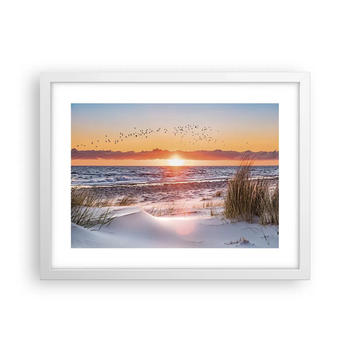Plakat w białej ramie - Pejzaż horyzontalny - 40x30 cm
