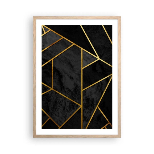 Plakat w ramie jasny dąb - Mrok i blask - 50x70 cm