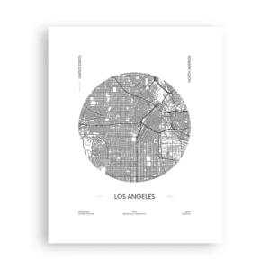 Plakat - Anatomia Los Angeles - 40x50 cm