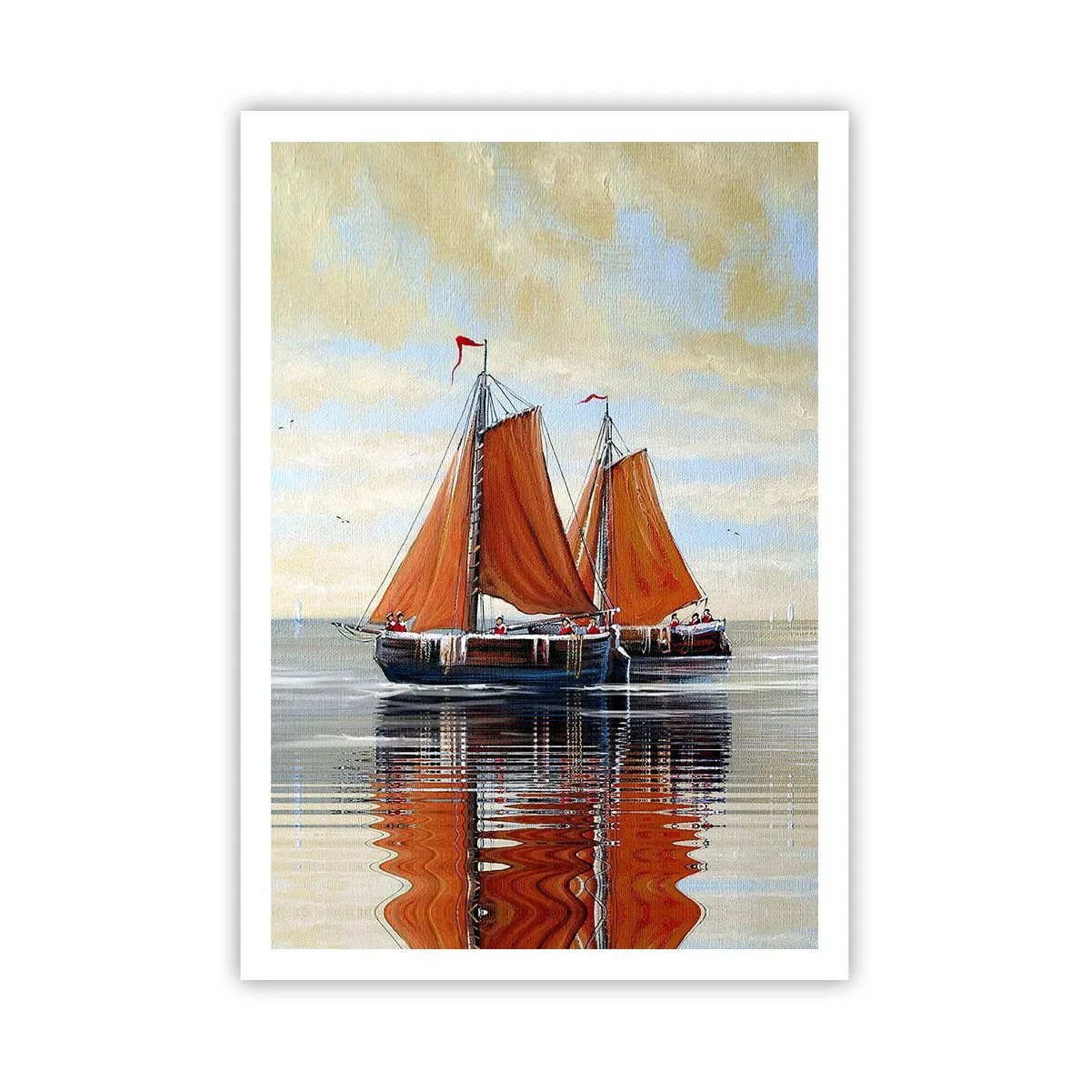 Plakat - Hej, żeglujże, żeglarzu… - 70x100 cm