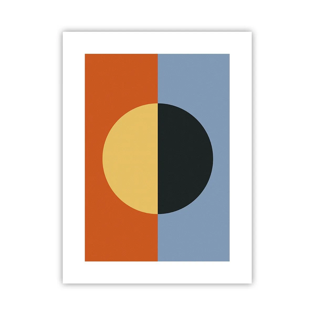 Plakat - Kompozycja ciepła i chłodu - 30x40 cm