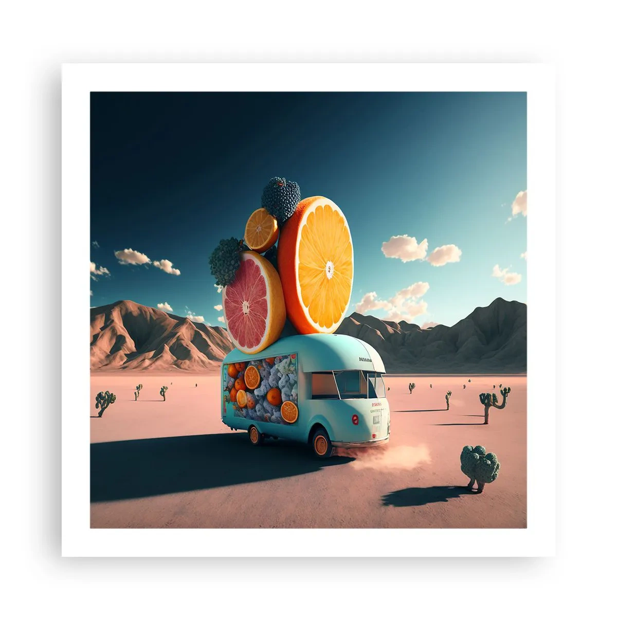Plakat - Smak wakacji - 60x60 cm