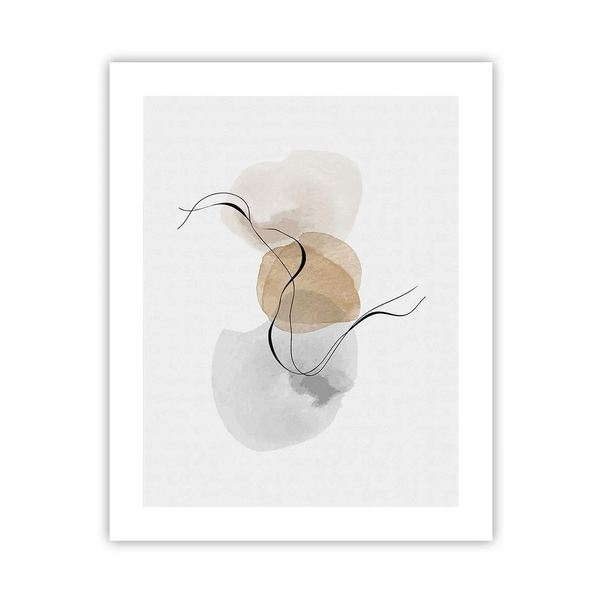 Plakat - Powietrzne paciorki - 40x50 cm
