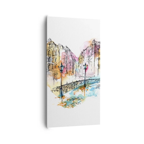 Obraz na płótnie - Serce miasta - 65x120 cm