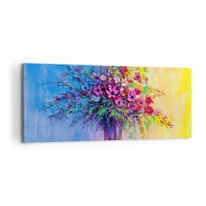 Obraz na płótnie - Dar letnirj łąki - 100x40 cm