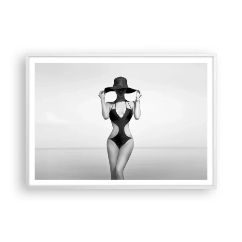Plakat w białej ramie - Na imię mi: Elegancja - 100x70 cm