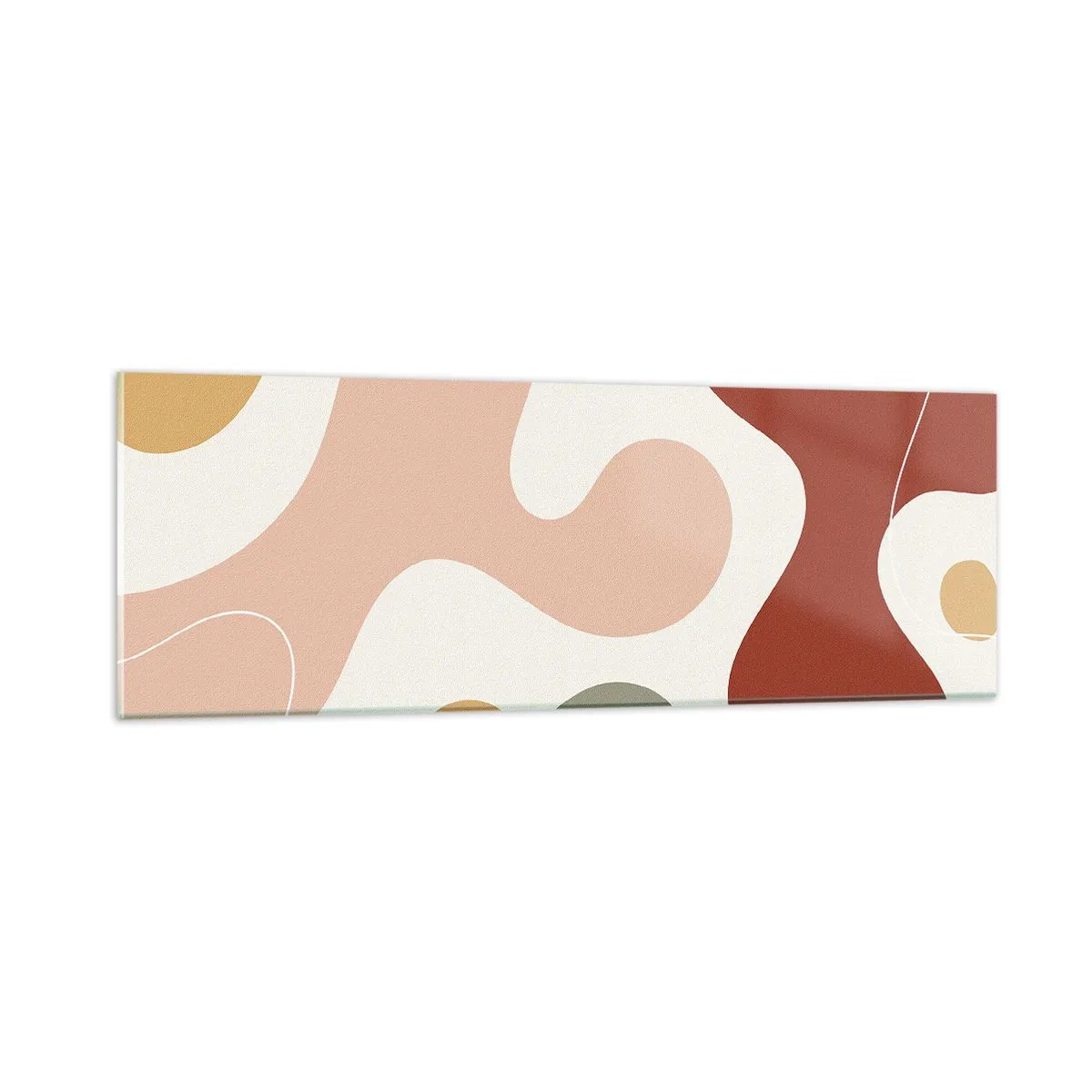 Obraz na szkle - Esy czy floresy? - 90x30 cm