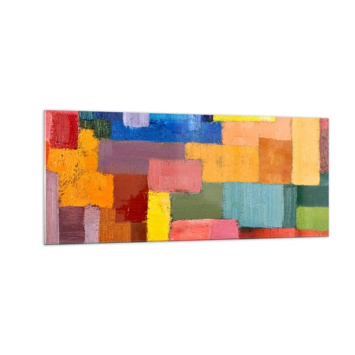 Obraz na szkle - Każdy inny, wszystkie barwne - 100x40 cm