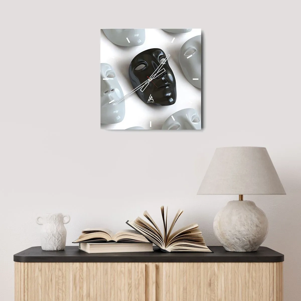 Zegar ścienny - Jak się wyróżnić? - 30x30 cm