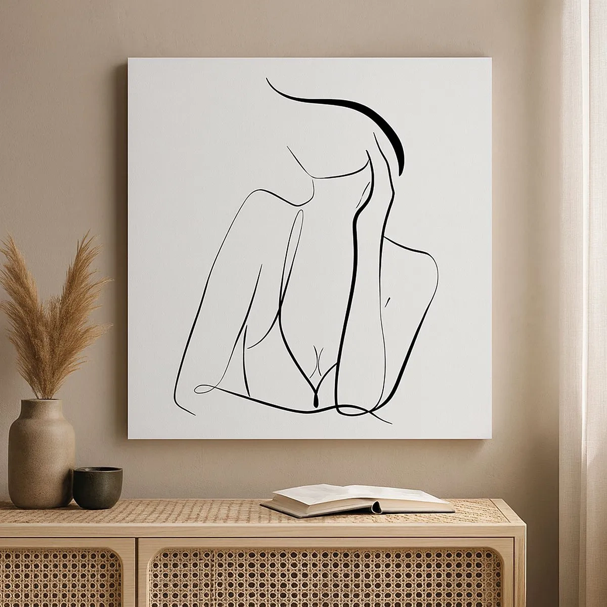 Obraz na płótnie - Na fali marzeń - 30x30 cm