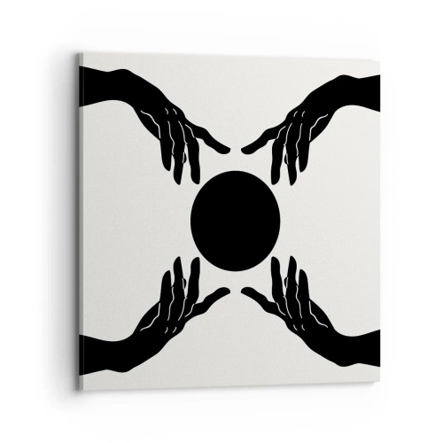 Obraz na płótnie - Tajemny znak - 70x70 cm