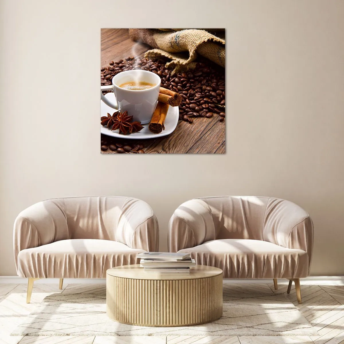 Obraz na szkle - Korzenny smak i aromat - 30x30 cm