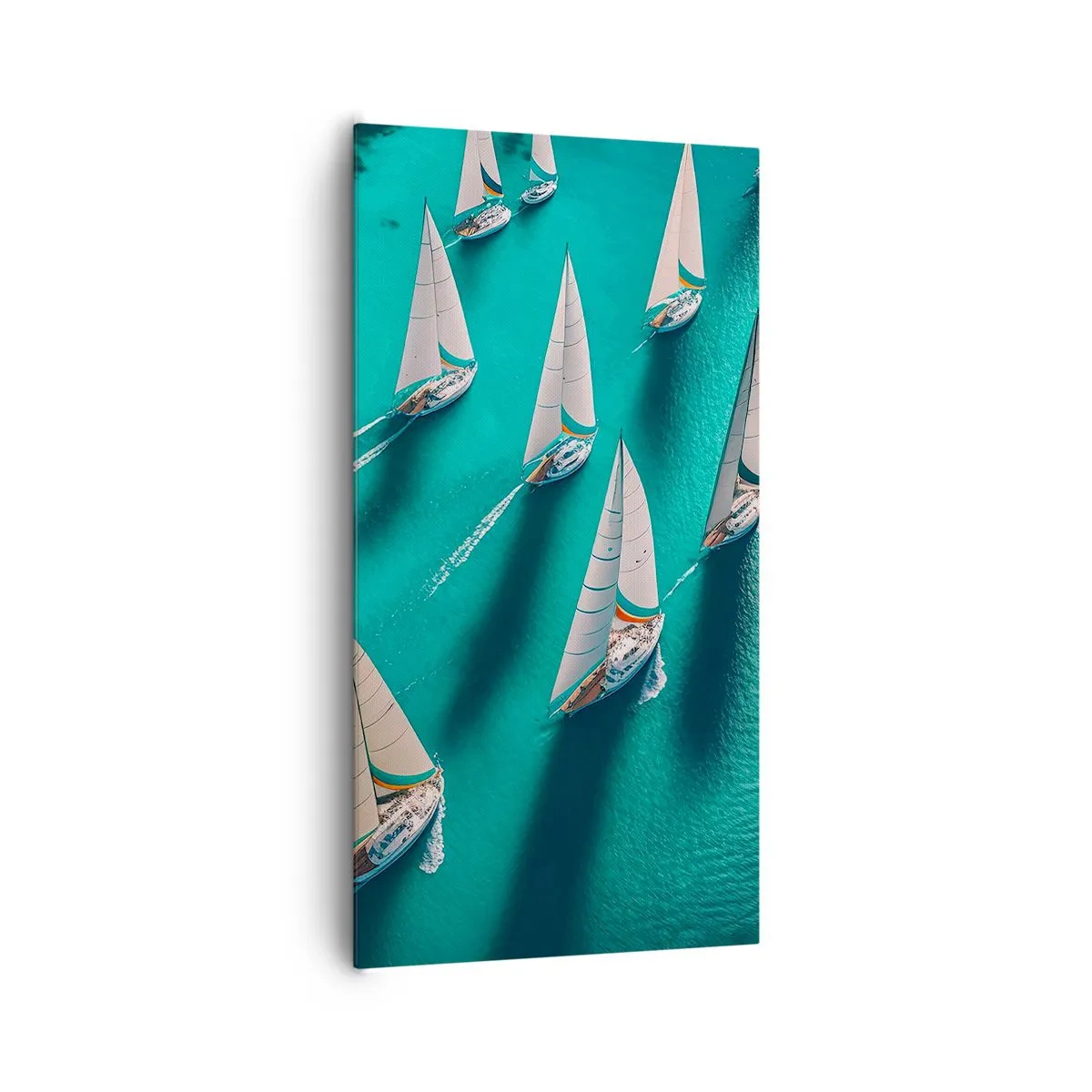 Obraz na płótnie - W zawody z wiatrem - 65x120 cm