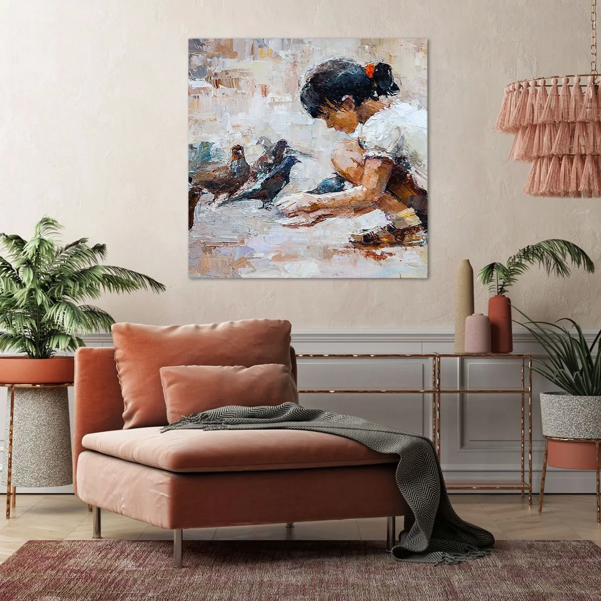 Obraz na płótnie - Maluczcy i najmilsi - 60x60 cm