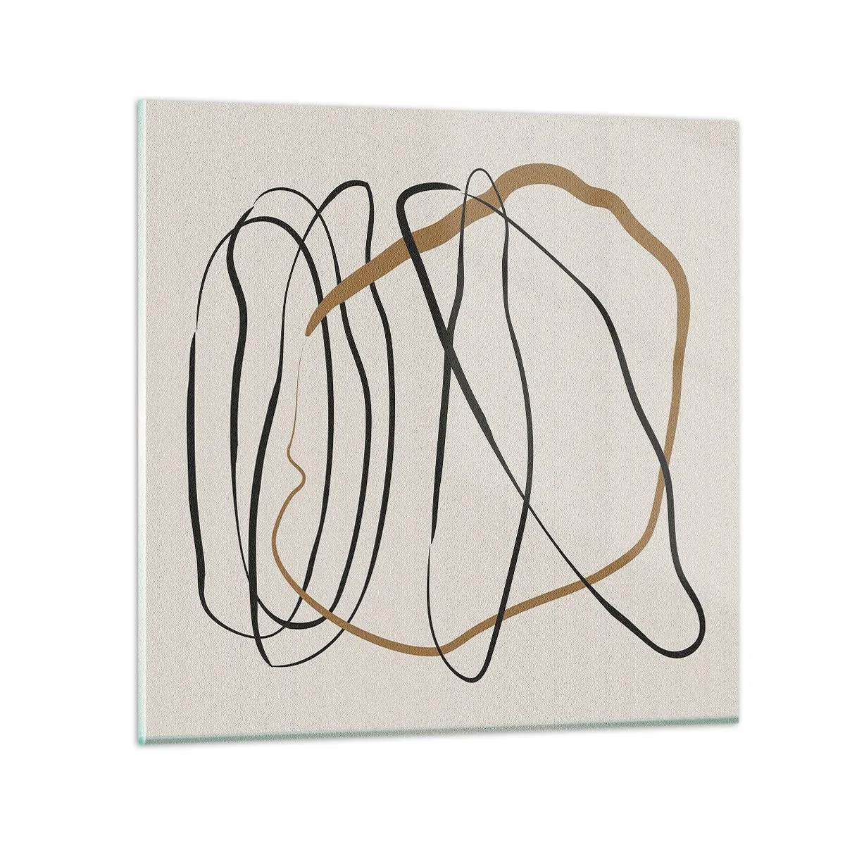 Obraz na szkle - Kompozycja – taniec opętaniec - 70x70 cm