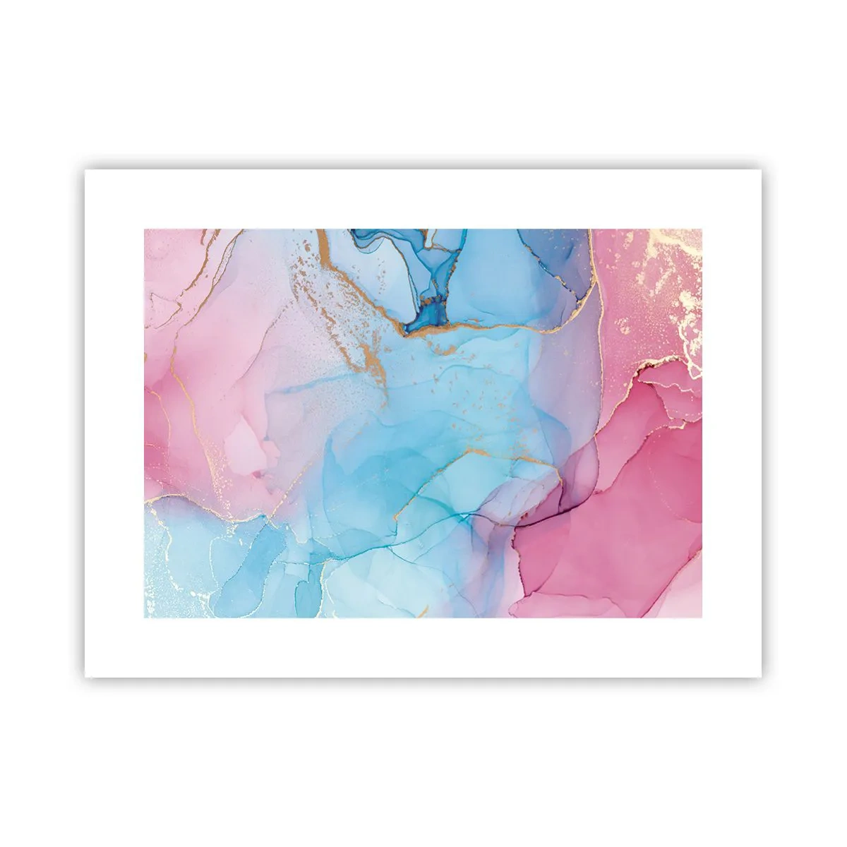 Plakat - Spotkanie i przenikanie - 40x30 cm