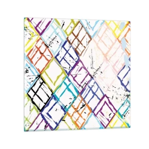 Obraz na szkle - Komórki do wynajęcia - 70x70 cm