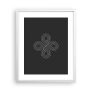 Plakat w białej ramie - W duchu celtyckim - 40x50 cm