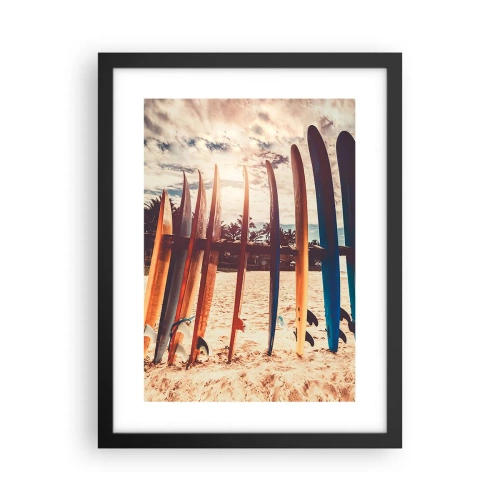 Plakat w czarnej ramie - Dobranoc, do jutra - 30x40 cm