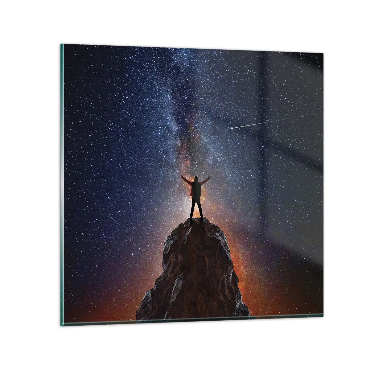 Obraz na szkle - Moc jest ze mną! - 70x70 cm