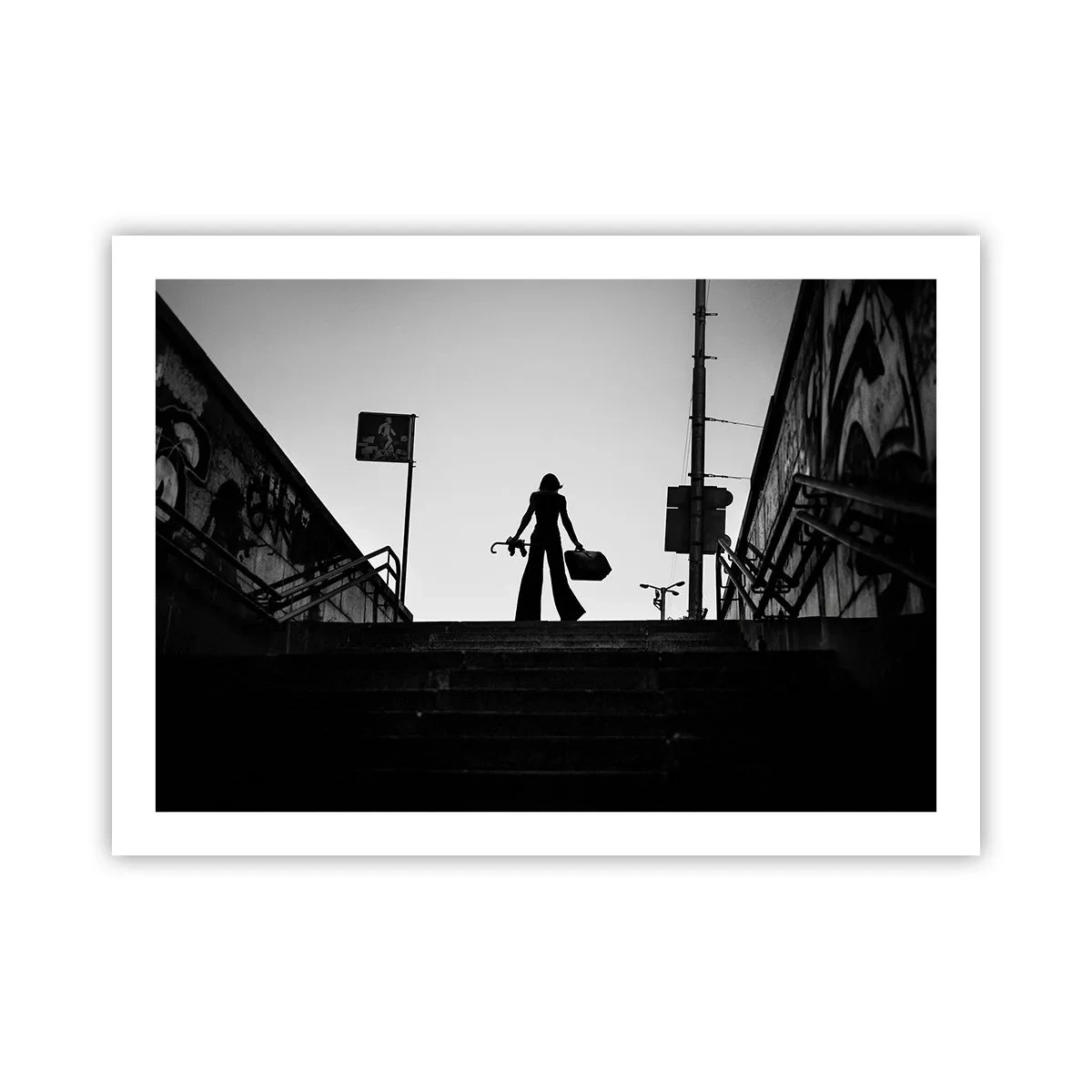 Plakat - Miejska wędrówka - 70x50 cm