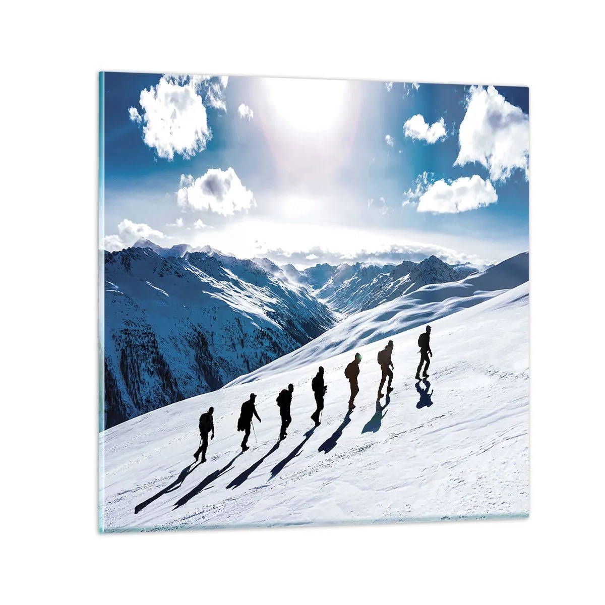 Obraz na szkle - Drużyna zdobywców - 70x70 cm