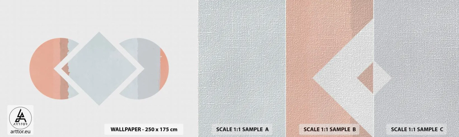 Fototapeta Próbka Premium Canvas - Sytuacja jest jasna - Abstrakcja, Sztuka, Minimalizm - 100x30 cm