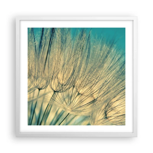 Plakat w białej ramie - W oczekiwaniu na wiatr - 50x50 cm