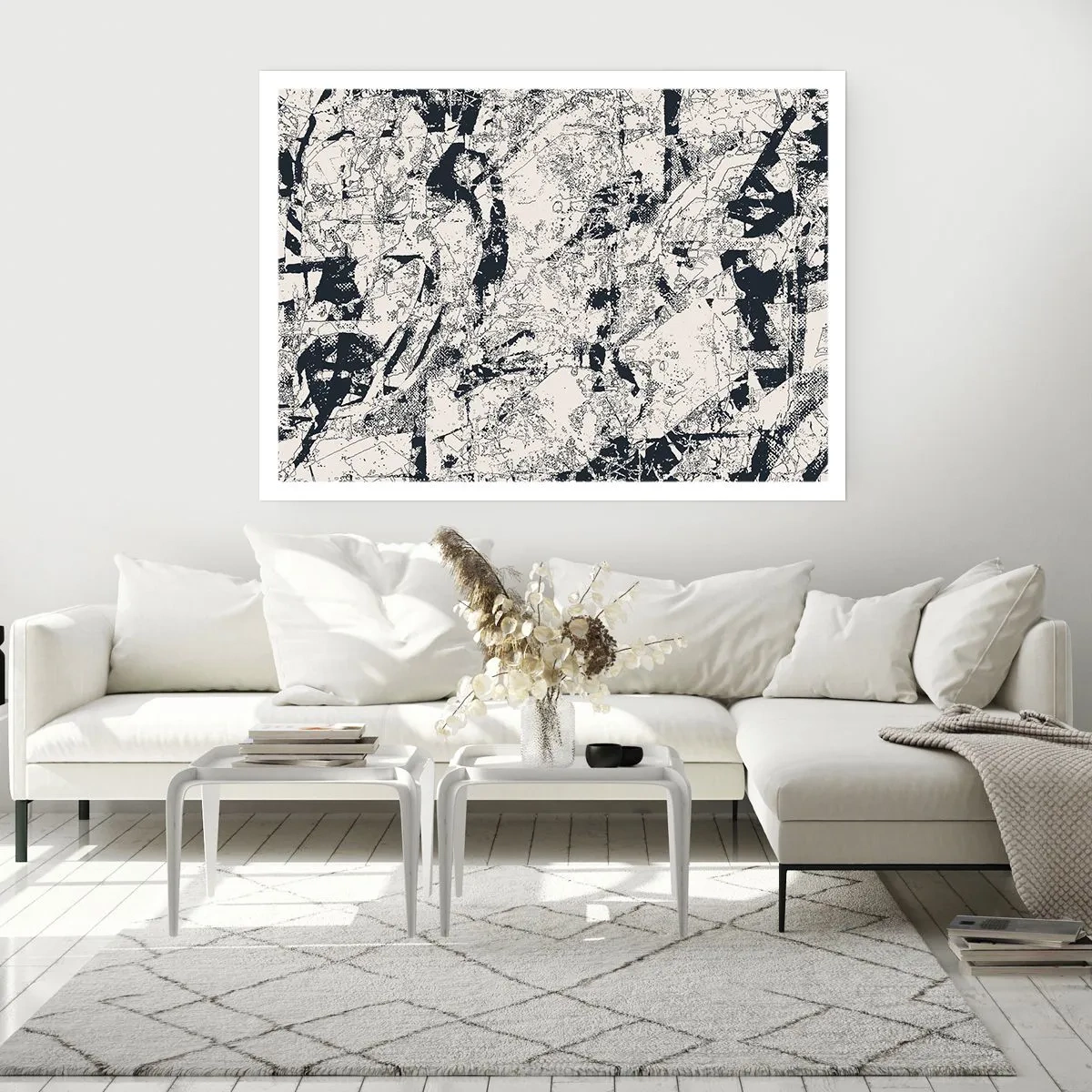 Plakat - Przenikanie przeciwieństw - 50x40 cm