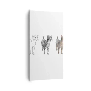 Obraz na płótnie - Lekcja rysunku - 65x120 cm