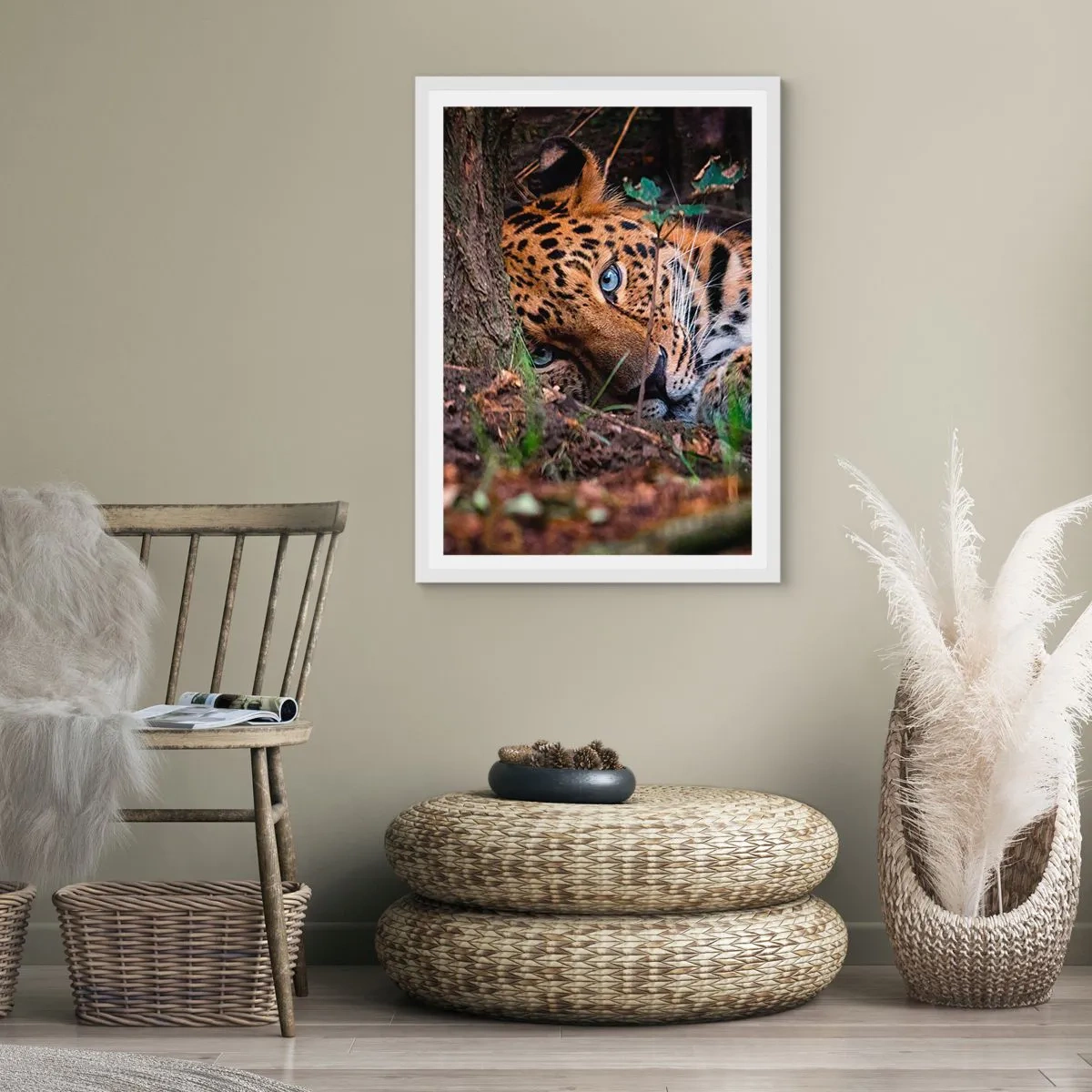 Plakat w białej ramie - Zaufaj mi - 30x40 cm