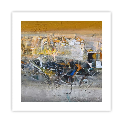Plakat - Wszystko się poukłada - 40x40 cm