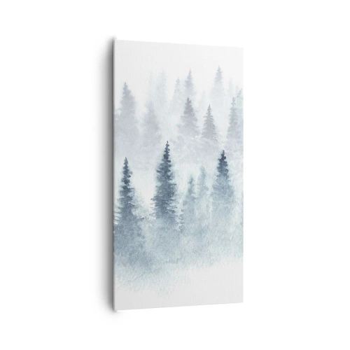 Obraz na płótnie - Otulone mgłą - 65x120 cm