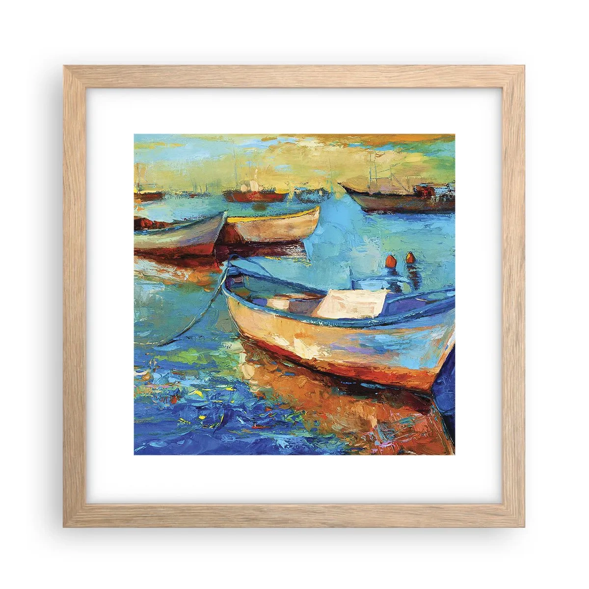 Plakat w ramie jasny dąb - W południowej zatoce - 30x30 cm
