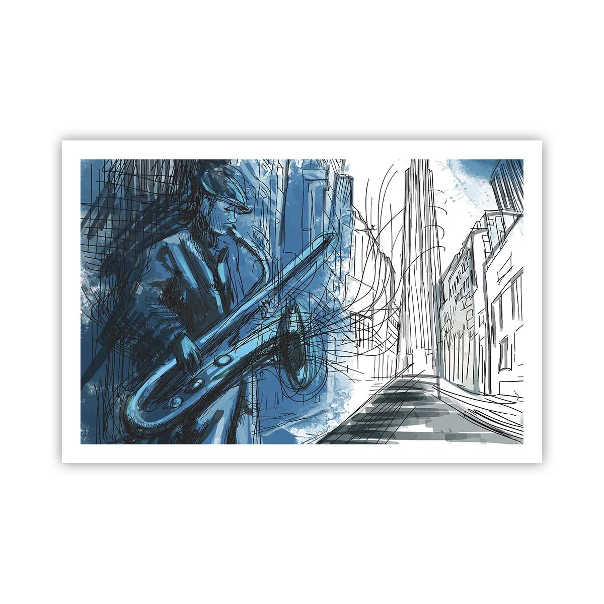 Plakat - Miejska rapsodia - 91x61 cm