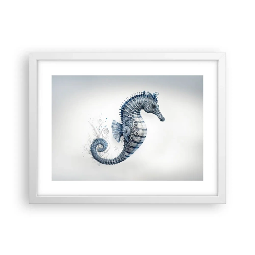 Plakat w białej ramie - Subtelny żart natury - 40x30 cm