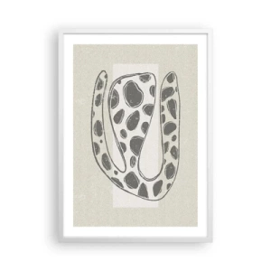 Plakat w białej ramie - Przedziwne stworzenie - 50x70 cm