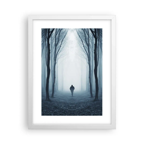 Plakat w białej ramie - I wszystko proste i jasne - 30x40 cm