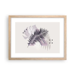 Plakat w ramie jasny dąb - Cień cienia - 40x30 cm