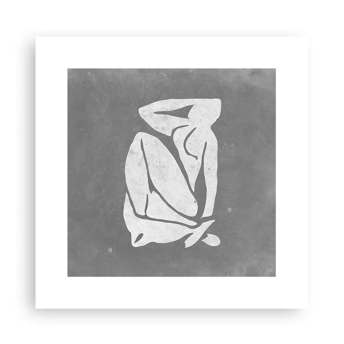 Plakat - W zamyśleniu - 30x30 cm