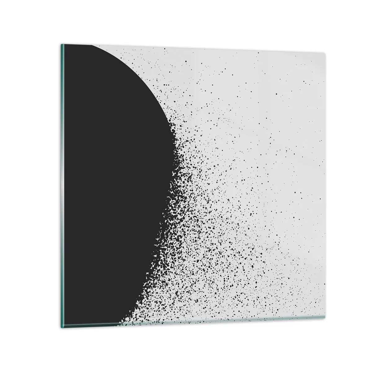 Obraz na szkle - Ruch cząsteczek - 70x70 cm