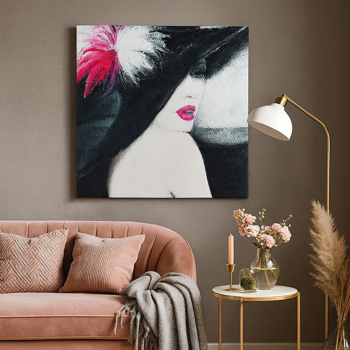 Obraz na płótnie - Zawsze tajemnica - 30x30 cm