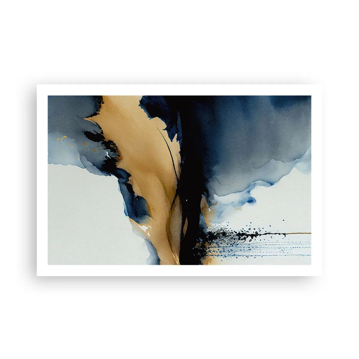 Plakat - Za zasłoną - 91x61 cm